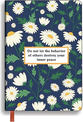 Regalo inspirador, diario motivacional de cuero, regalo de motivación, diario inspirador, cuaderno de tapa dura de cuero para escribir cuaderno A5