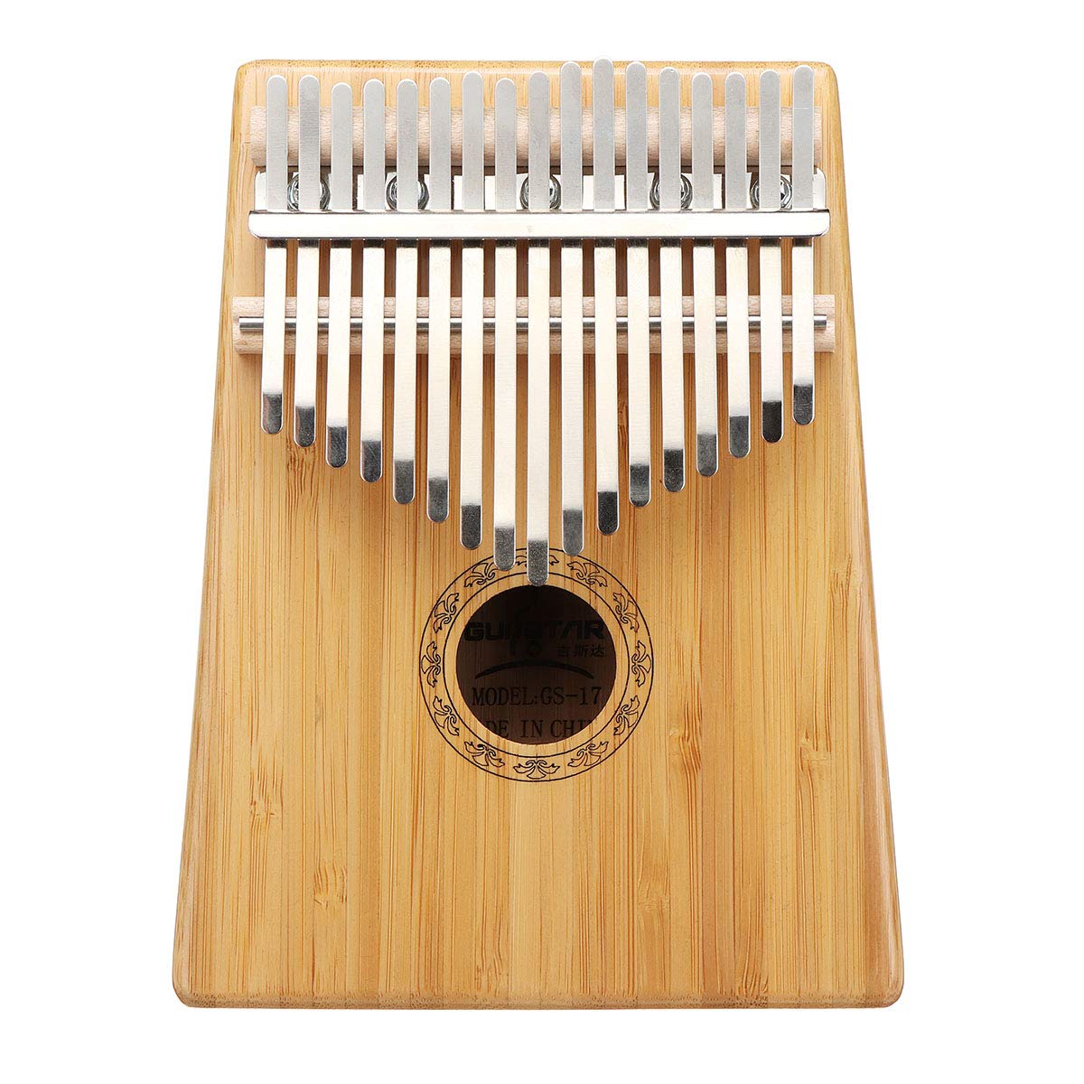 VIDOO 17 Touches Bambou inch Piano Percussion Doigt Kalimba avec Marteau d'accord