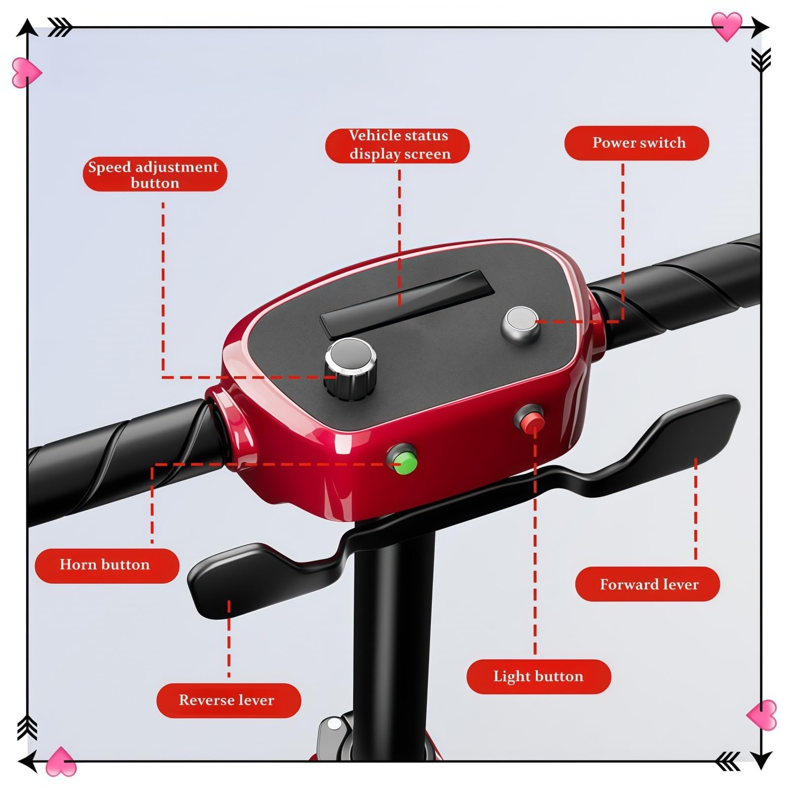 Scooter De Movilidad Plegable Automático,Vehículo Eléctrico De Cuatro Ruedas,Freno Electromagnético,Motor De 180 W,Capacidad De Carga Máxima 120 Kg,Para Todo Terreno. Manual folding,10A