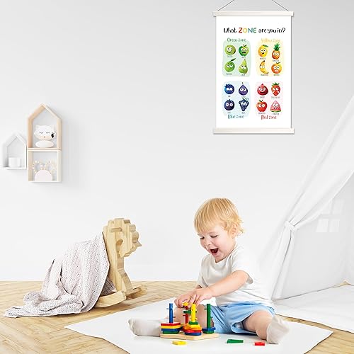 Miniatura 5 de Ajqiomh Póster de What Zone Are You in, póster colgante de zonas de regulación, carteles de sentimientos, póster de emociones, póster de salud