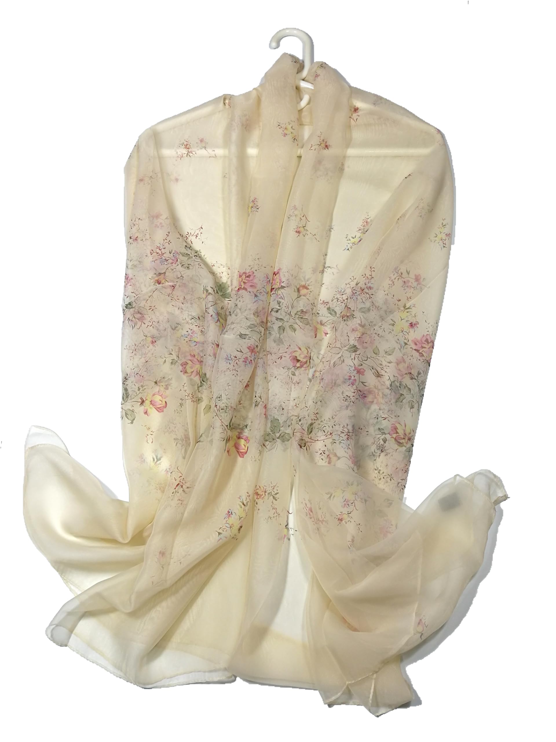 Shanlin Super Large Silk Feel Floral Scarves for Women in Gift Box - yellow - X-Large โ image 1