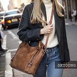Hobo Bags for Women Handbags Ladies Boho Shoulder Bag Designer Purses Vegan Leather Crossbody Bag for Women