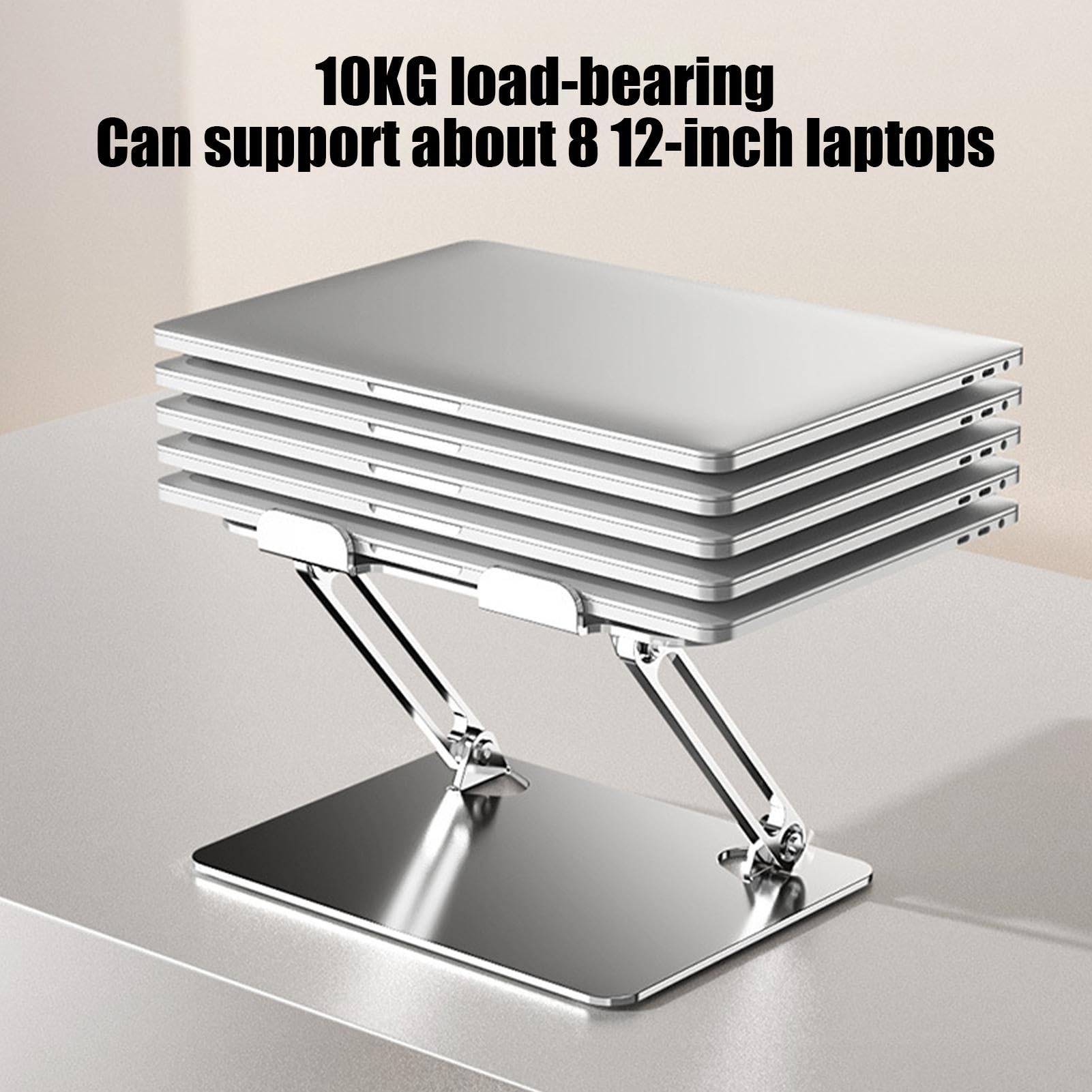 Supporto per laptop da scrivania, supporto per notebook da scrivania | Supporto per riser portatile pieghevole, supporto ergonomico per computer per il massimo comfort