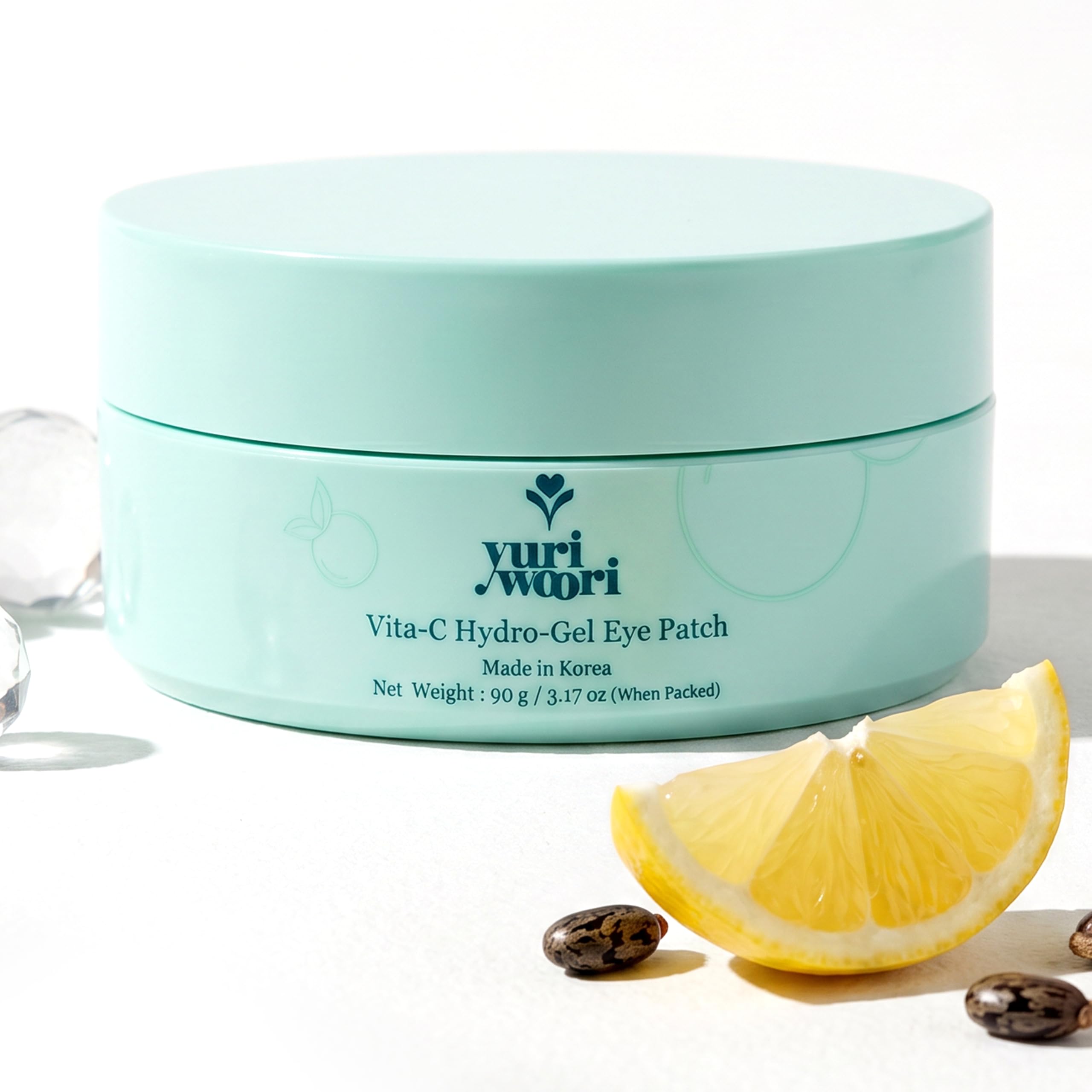Yuri Woori Revitalising Vita-C Hydro-Gel Eye Patch with Niacinamide | Citrus Extract & Castor Oil for Brightening, Hydration & Puffiness Reduction | Under Eye Treatment for Dark Circles & Radiance | Made in Korea | 90 gm-image-49