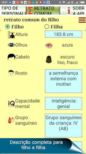 QUIS- prognóstico genético para uma futura criança
