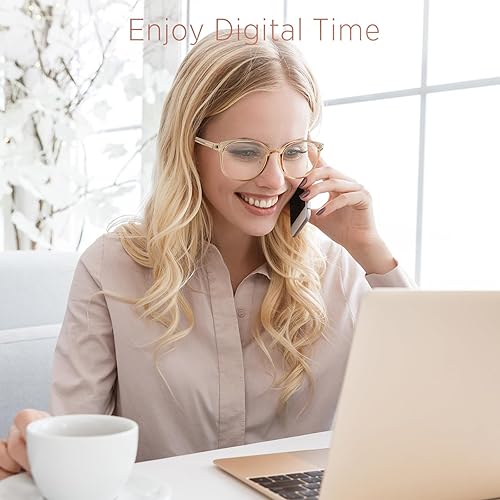 Miniatura 7 de Gafas de bloqueo de luz azul para mujer, alivian la fatiga ocular digital y por computadora, dolores de cabeza y visión borrosa