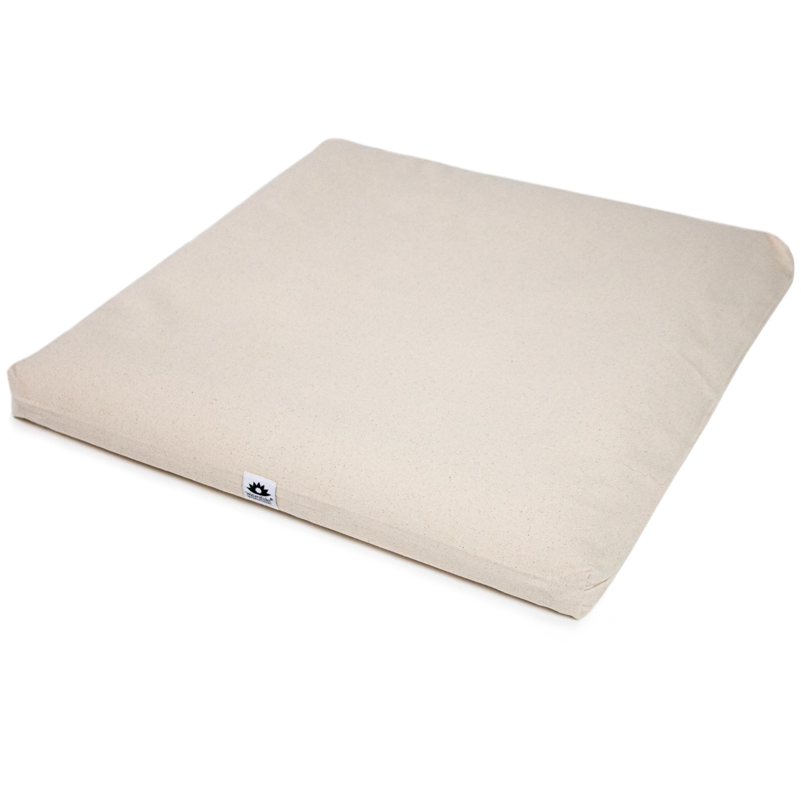 'Waterglider International Zabuton, Eclipse line, Buckwheat Filled Meditation Cushion, 23'' x 23'''