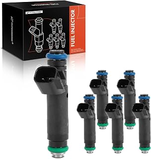 A-Premium Set of 6 Fuel Injectors Compatible with Ford Mustang 2001-2004 3.8L, Taurus 2001/2003-2005 3.0L, Ranger 2001-2003 3.0L, Windstar 1999-2003 3.8L & Mazda B3000 2001-2003 3.0L