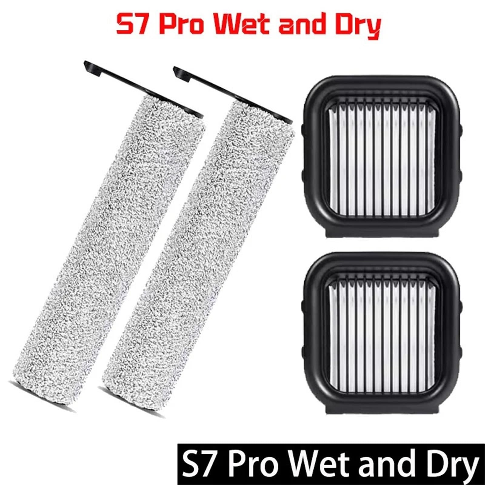 Compatible Con Laresar, S7 Pro Filtro Lavable Para Fregadora De Pisos | Accesorios reemplazables for aspiradoras Repuestos(B)