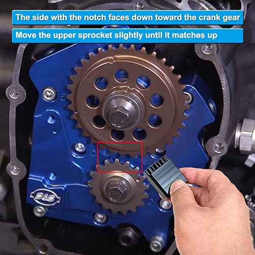 Miniatura 5 de Herramienta de bloqueo de piñón de leva para Harley 2017-UP Milwaukee 8 (M8) Modelo de motor Touring Modelo 2018-UP Harley Softail