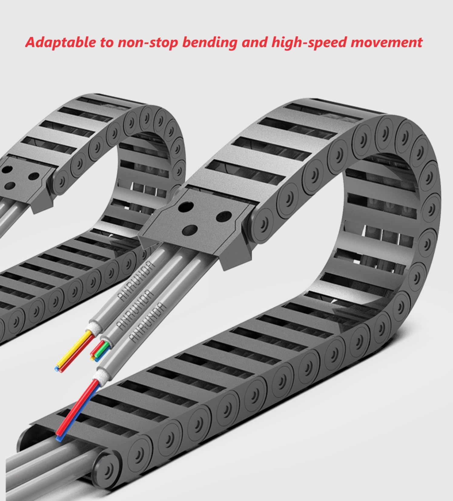 TRVV Flexibles Schleppkettenkabel, 6 m, Biegezyklen, reines Kupfer, PVC-Steuerdraht, 1 Stück(20AWGx4Cx10m)