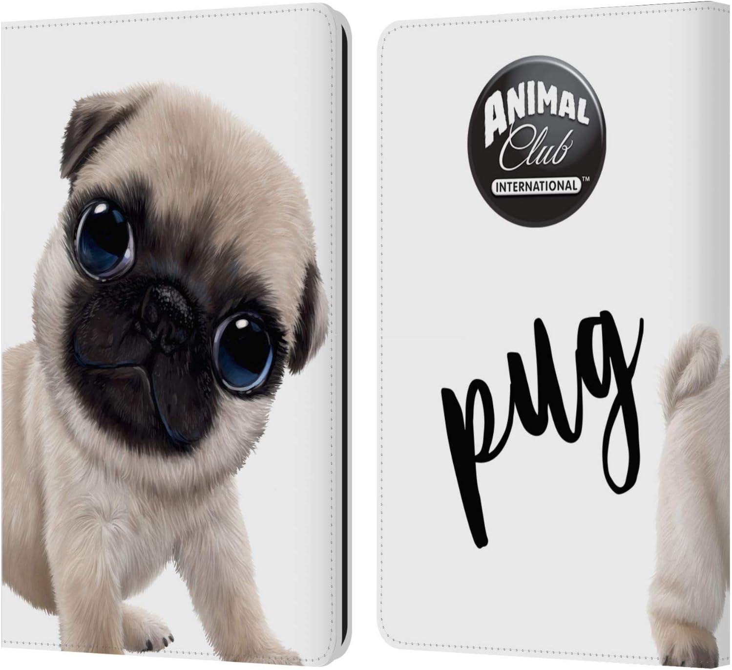 Head Case Designs Officially Licensed Animal Club International Sloth Faces Leather Wallet Case Compatible with Kindle Paperwhite 1/2 / 3