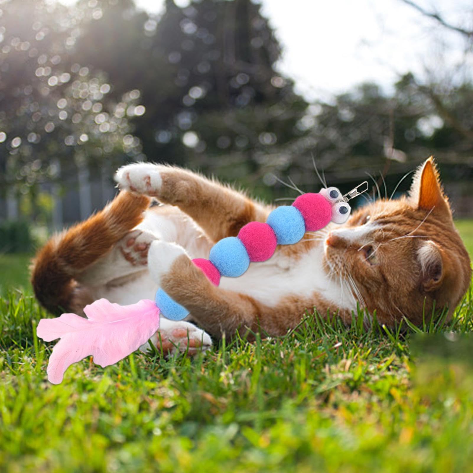 CATENESS Kattenworm speelgoed vullingen kattenstaf