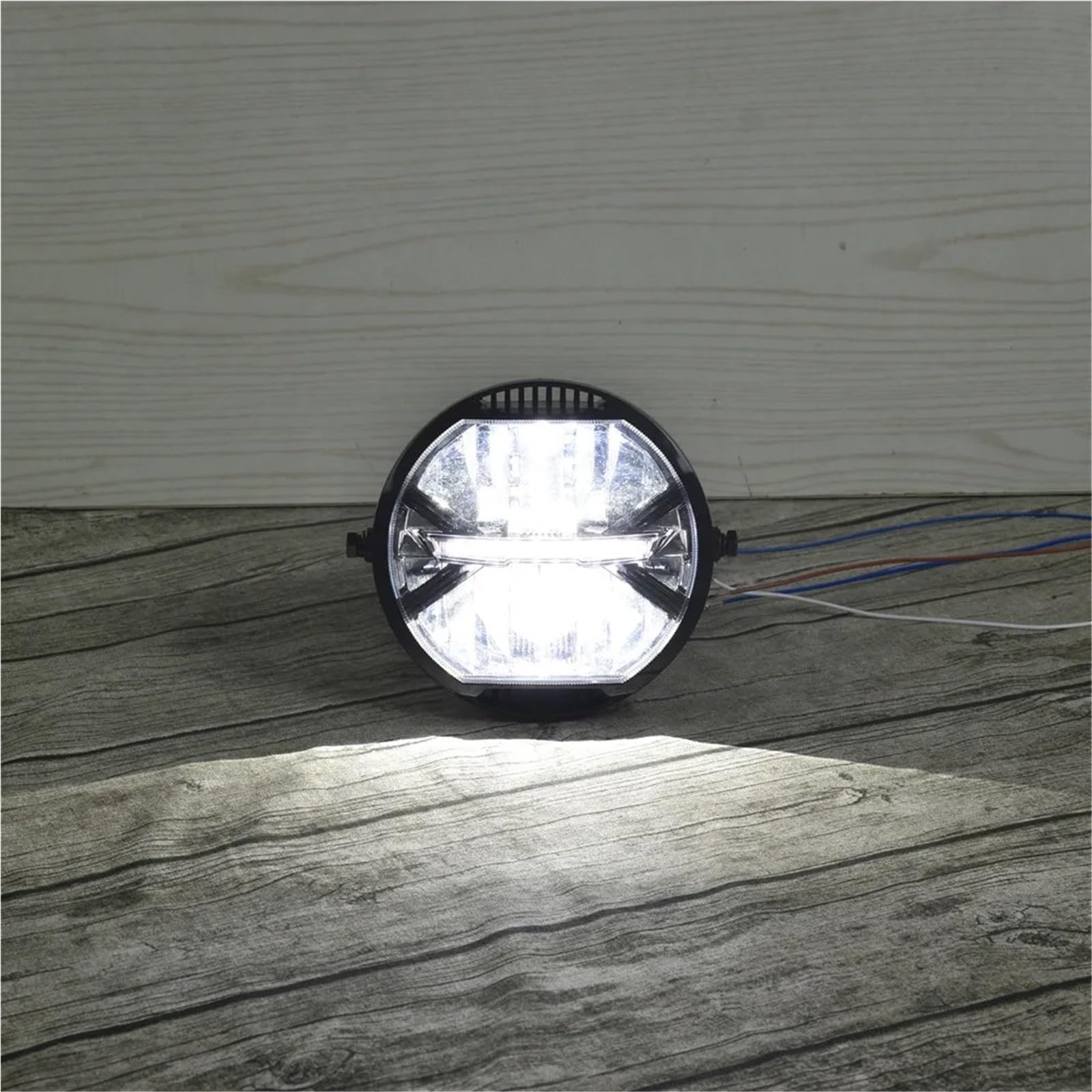 Faro Delantero Moto Ensamblaje de faro motocicleta, luz LED para Moto para AprIlia para CR150 para Leoncino 500 Monster 696, delantero personalizado con certificación E8