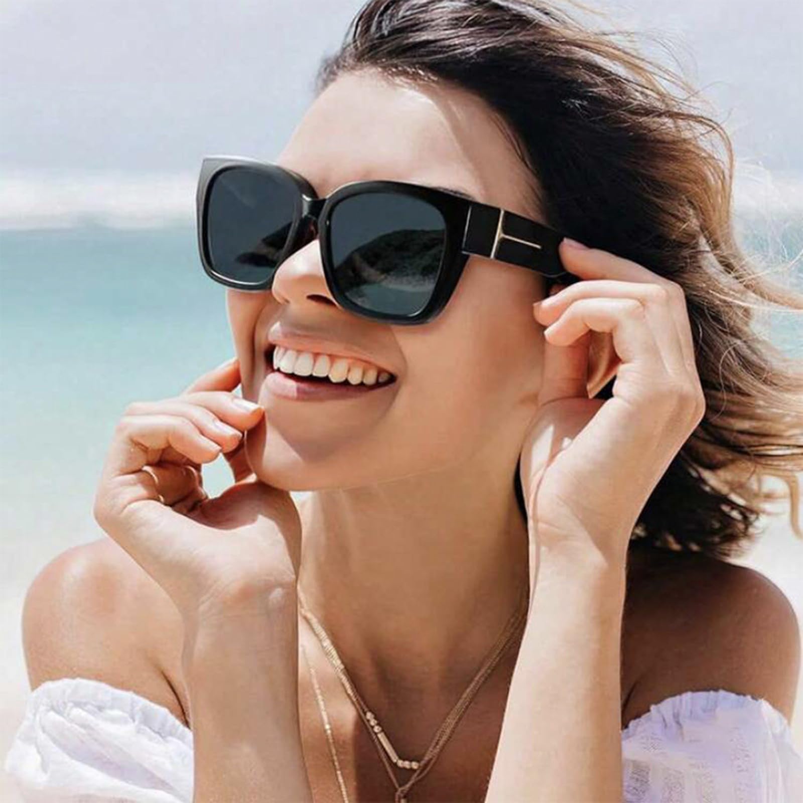 2 Pack Polarisierte Überzieh Sonnenbrille Herren und Damen, Sonnenbrille für Brillenträger, sonnenbrille für üBer Die Brille, UV400 Schutz Übergroß, Ultra Leicht Fahren Angeln