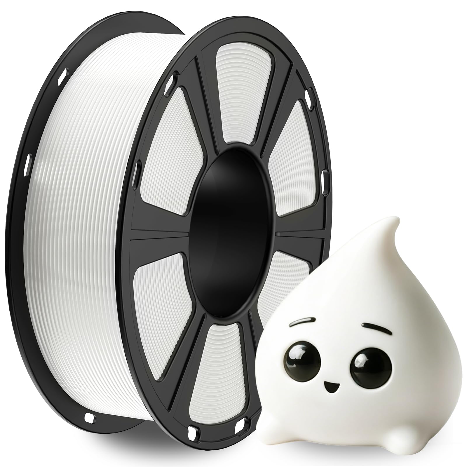 PLA Filament 1.75mm, GIANTARM 3D Drucker Filament PLA Warmweiß 1kg Spool