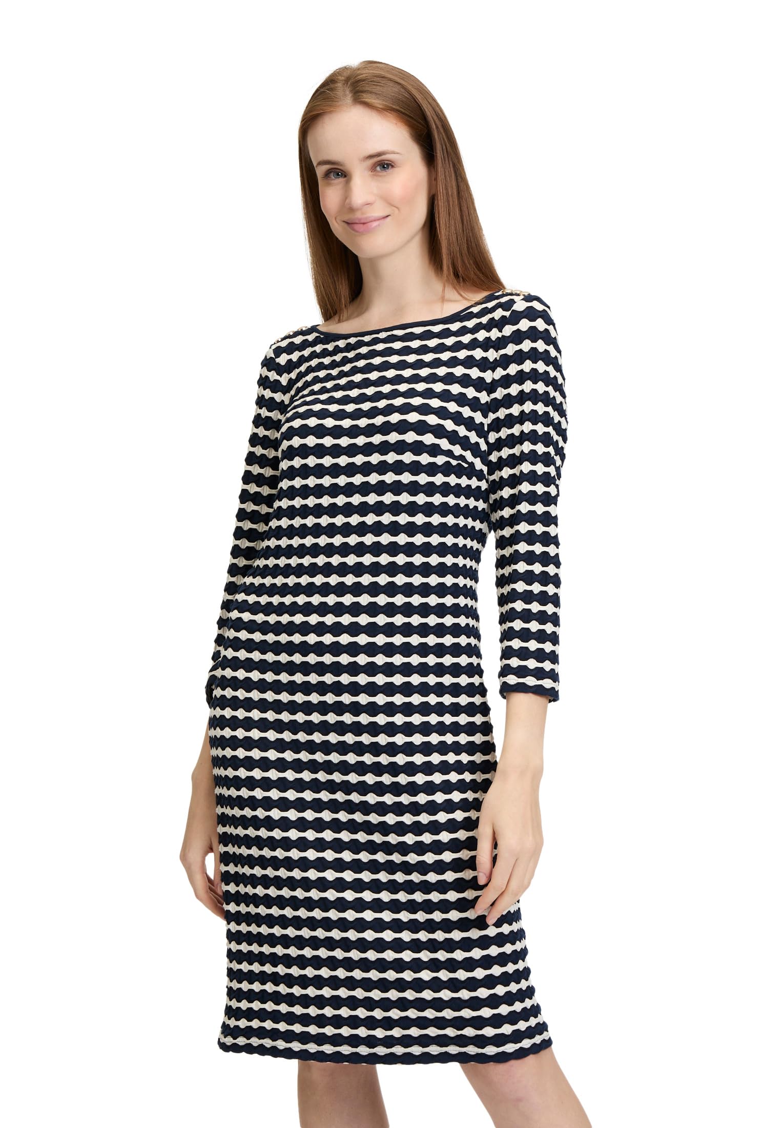 Betty Barclay Sukienka damska, Dark Blue/Cream, 42