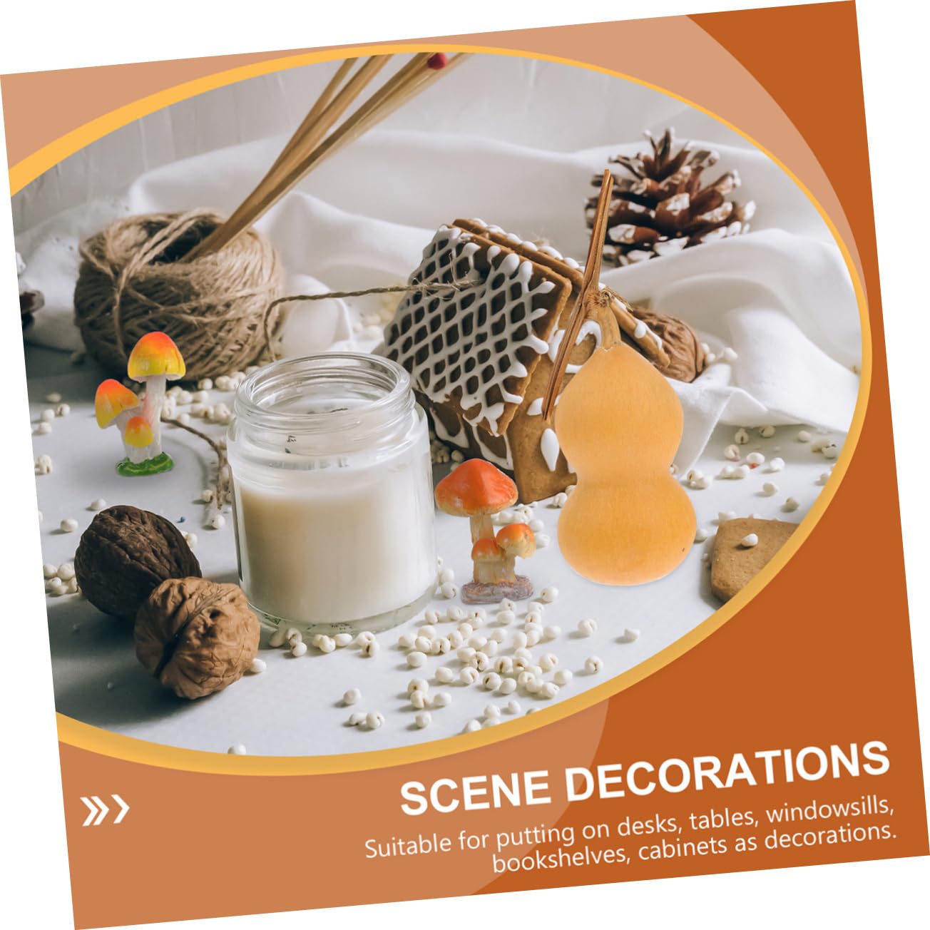 de Calabazas Mini Varios Estilos 10 Piezas para Adornos Artesanales Tacto Cómodo y Fácil de Ideales para Oficina y Fiestas