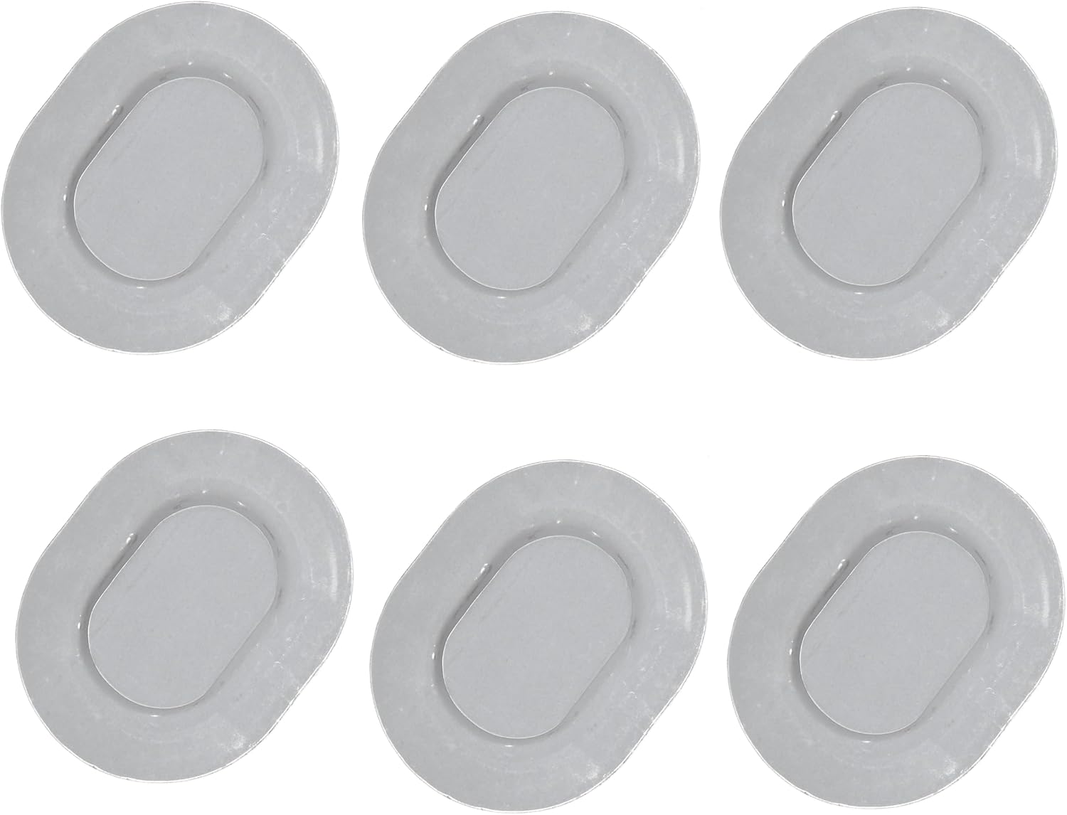 Floor and Truck PAN Metal Drain Plugs - Oval 6 Piece KIT