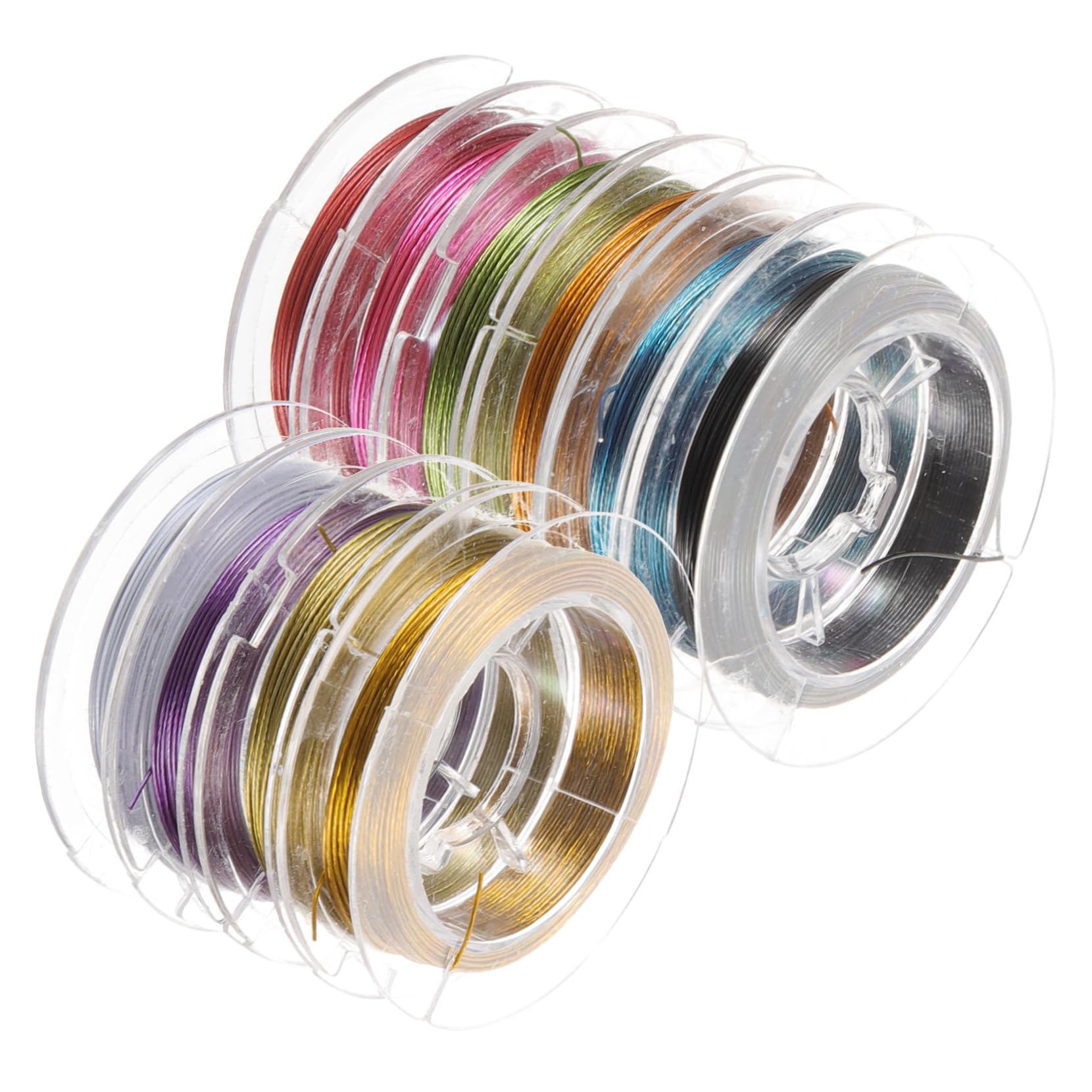 ARTIBETTER 4 Sätze Professionelles Schmuckdraht Multifunktionale Perlen Tragbarer und Schnittfester Draht für Diy Schmuckherstellung Armbänder Ohrringe und Mehr