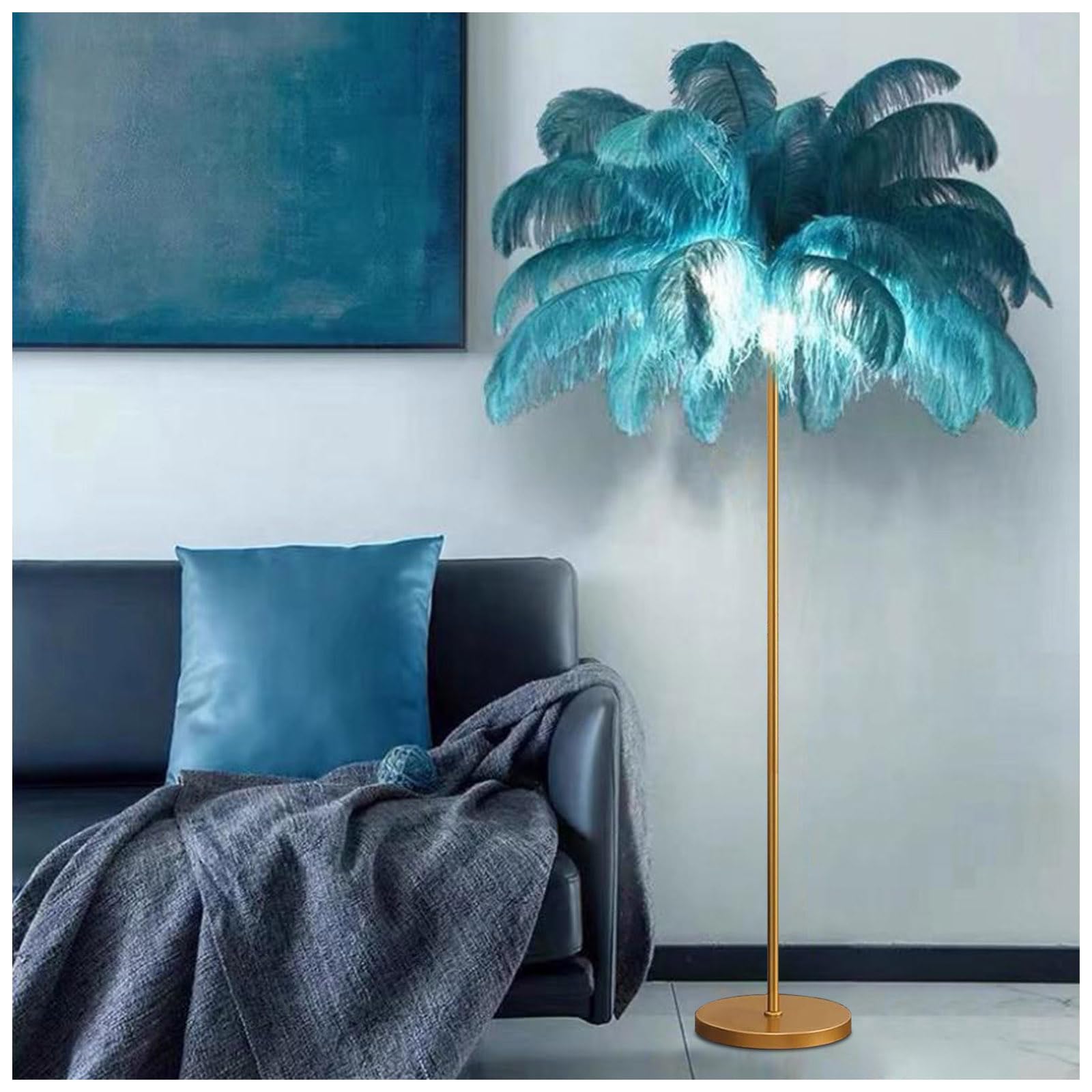BNNP Vazen Voor Centerpieces Blauwe Matglazen Vaas Moderne Eenvoudige Decoratie Woonkamer Kantoor Hydrocultuur Vaas Ornament Plantenbakken Color C
