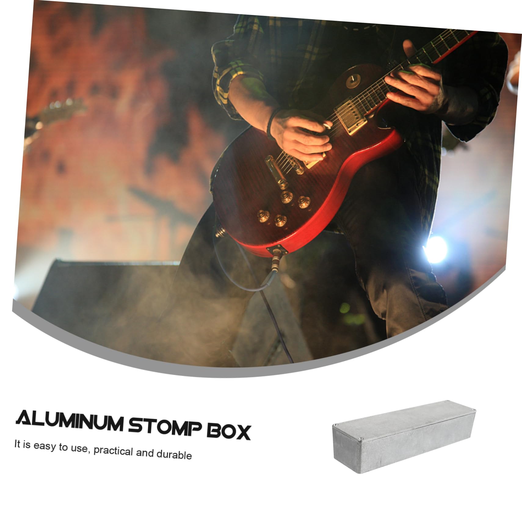Étui Pour Pédale Effet Guitare Aluminium Boîtier Effets Pour Guitare Accessoire Pour Pédale