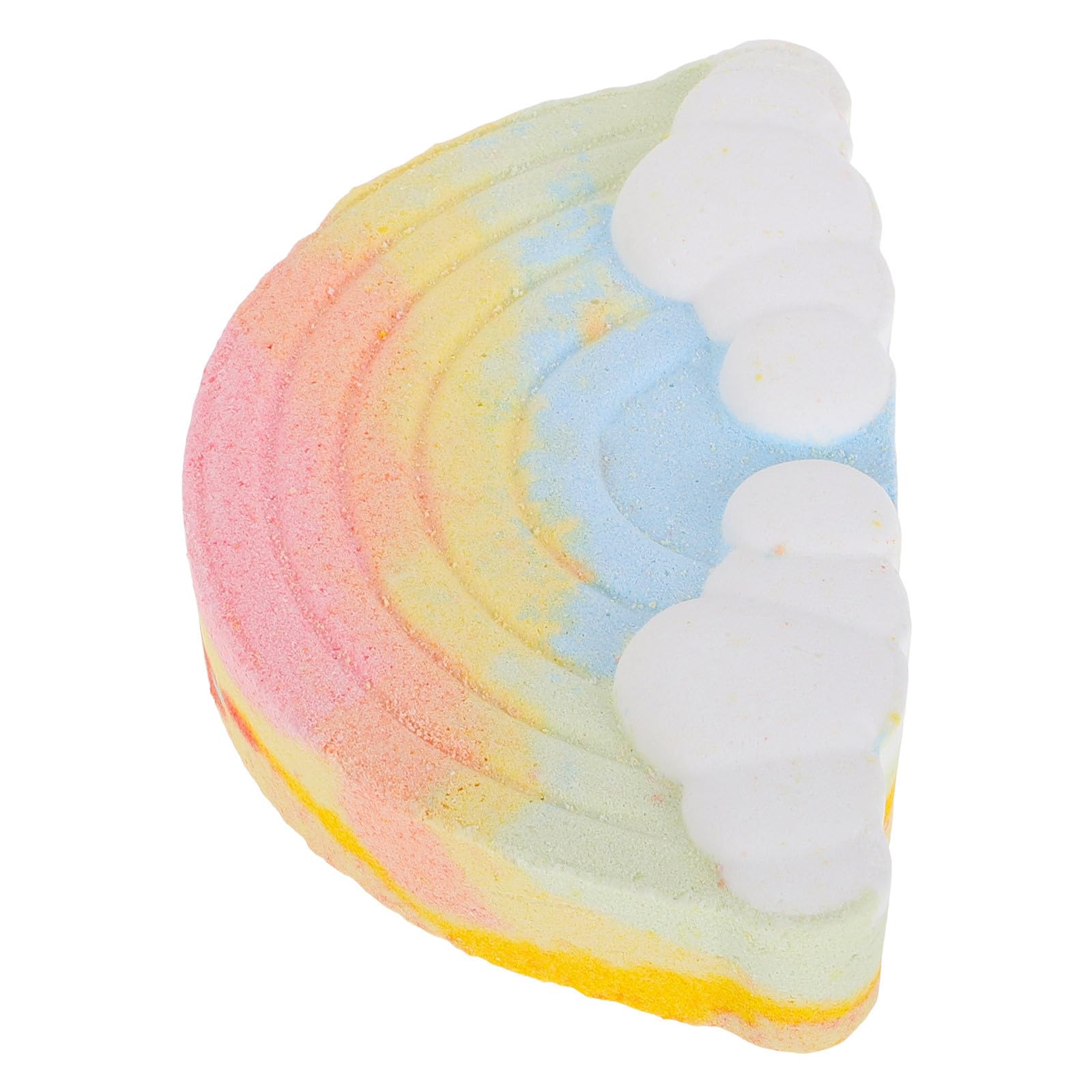 TOPBATHY 5 Stück Regenbogen Wolken Badesalzbombe mit Meersalz, Kreative