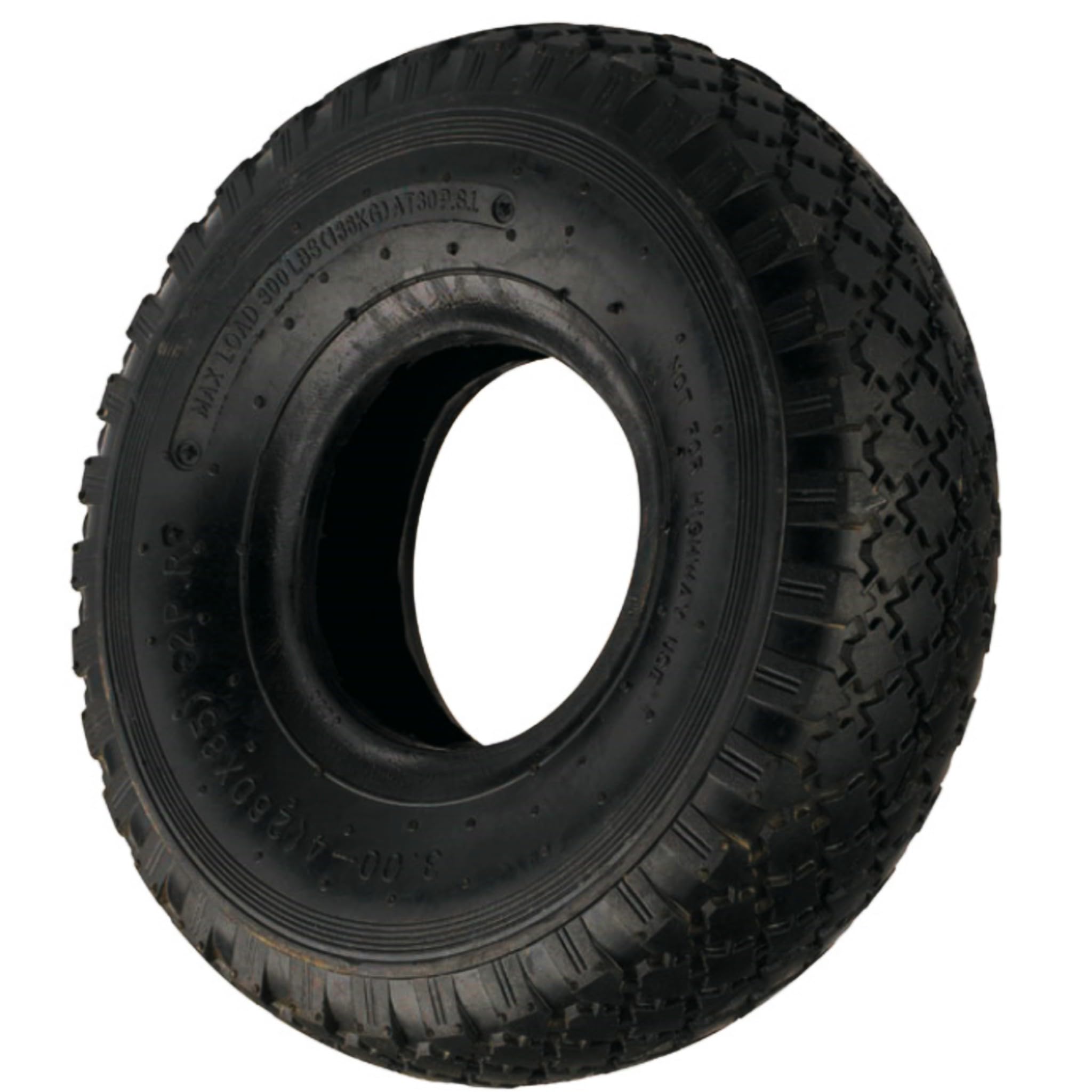 Bricoloco Cubierta Repuesto de Goma Caucho para Ruedas de Carretilla de almacén y Mantenimiento- 260 x 85 mm. (1)