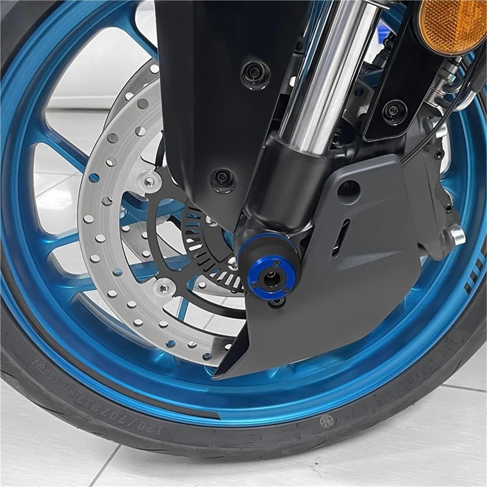 Dla TMAX560 T-MAX530 DX SX osłona motocykla Crash Slider Cap Pad | Tech Max Motocykl CNC Oś tylna Widelec Osłona koła Crash Slider Cap Pad TMAX(Rear Black)