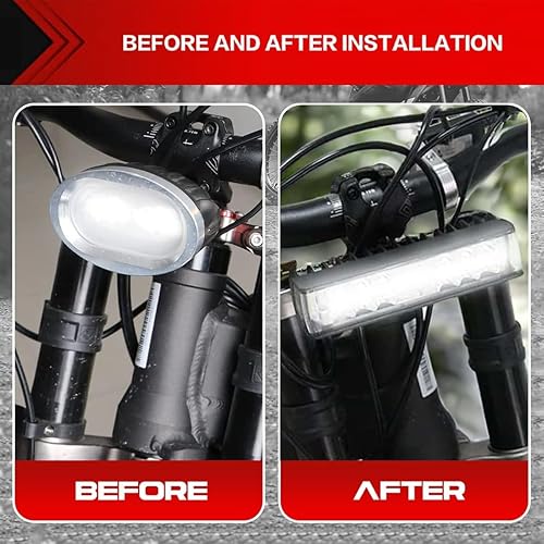 Miniatura 2 de BILLFARO Faro delantero de motocicleta mejorado con interruptor lámpara de cabeza brillante Plug and Play para Sur Ron Light Bee X S Segway X160