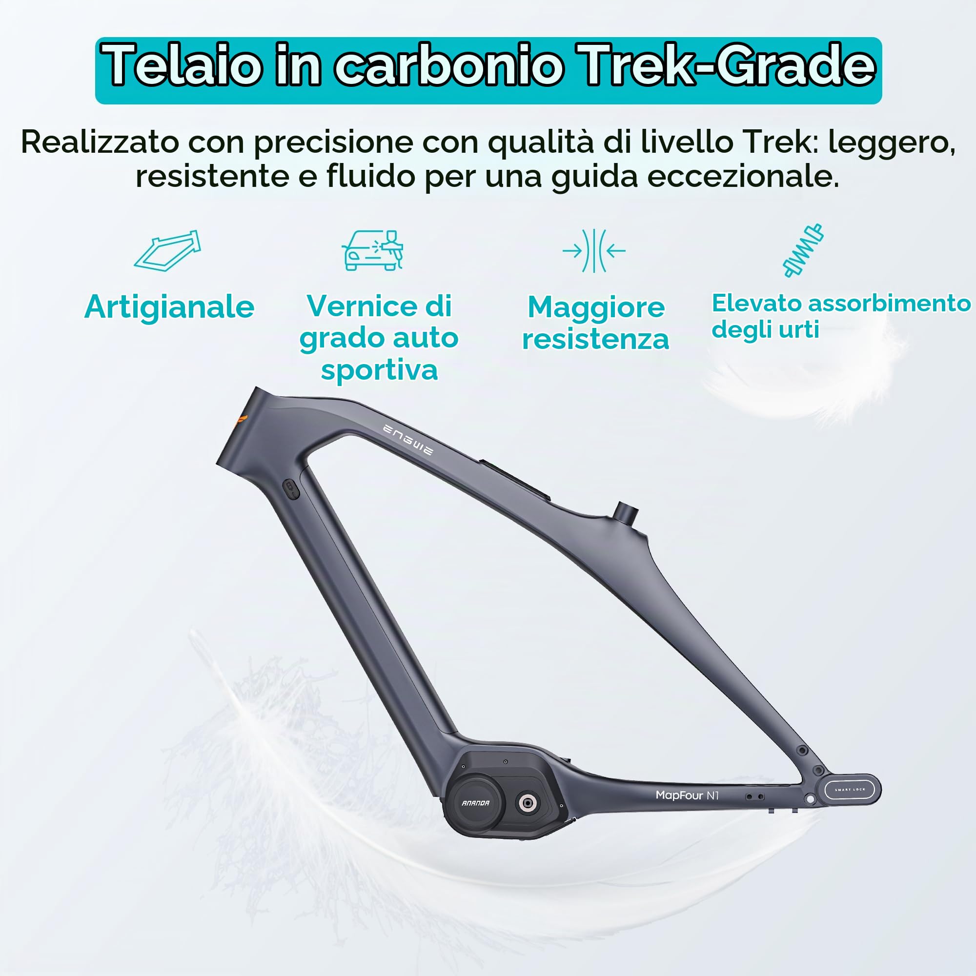ENGWE Bici Elettrica da Uomo con Batteria da 36V 10Ah, Bici Elettrica con supporto di coppia, cambio a 7 velocità con APP e Bluetooth, motore a rotore interno fino a 100km