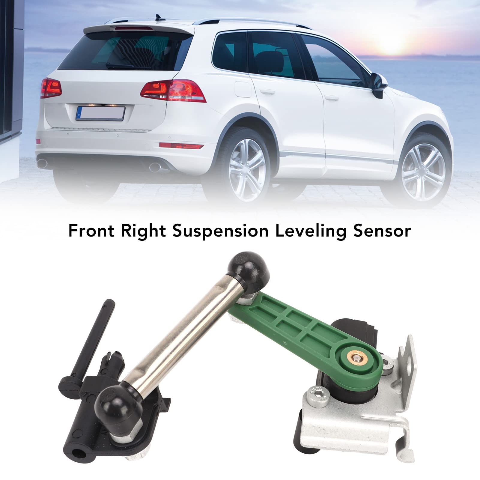 Sensor de Nivel de Luz Delantero Delantero 95834107600 - Sensor de Nivelación de Suspensión de Alta Sensibilidad para V6 3.0L, 3.6L Sport Utility Models