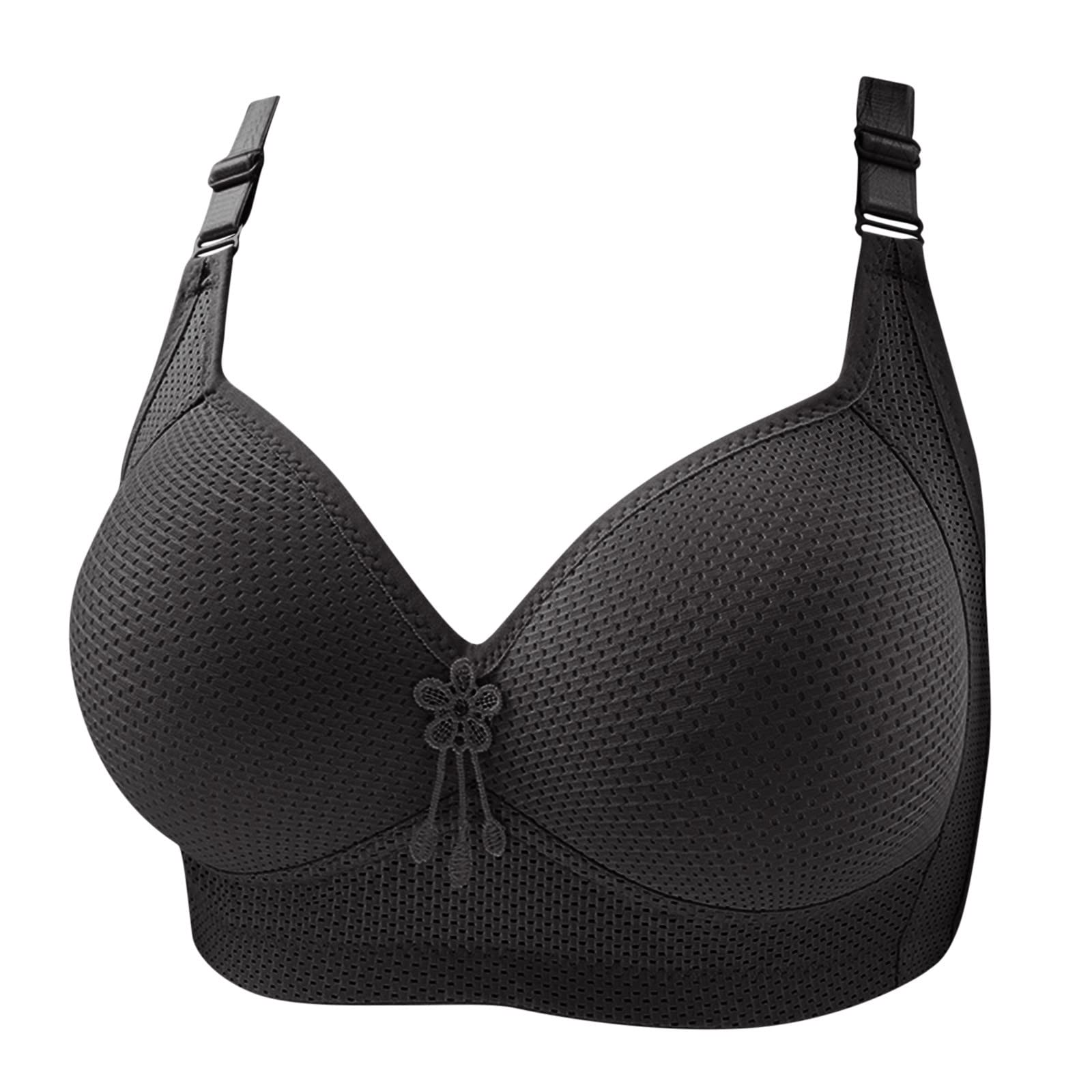 Push Up Bras for Womens Full Coverage Plus Size Breathable T Shirt Bras Ladies No Underwire Comfort Everyday