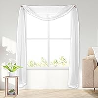 Algopix Similar Product 5 - Elegant Comfort Lightweight Sheer Voile