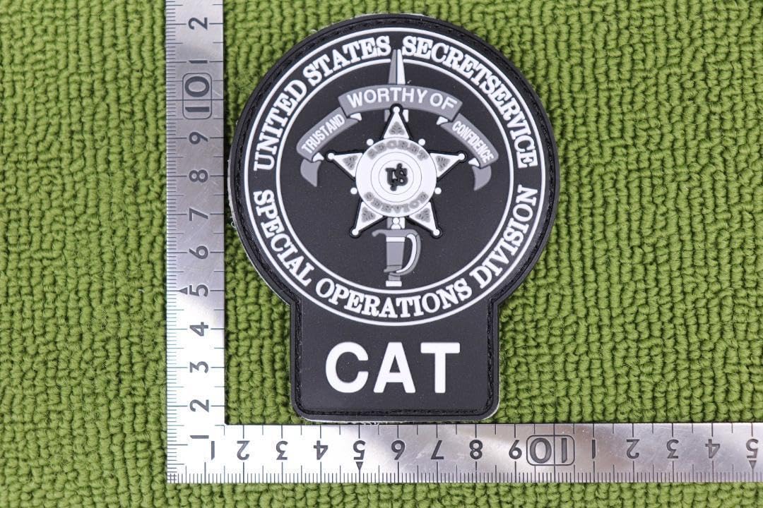 シークレットサービス　ワッペン　２種　CAT　USSS　PVC素材 Amazon.co.jp: CAT USSS シークレットサービス PVC ワッペン パッチ