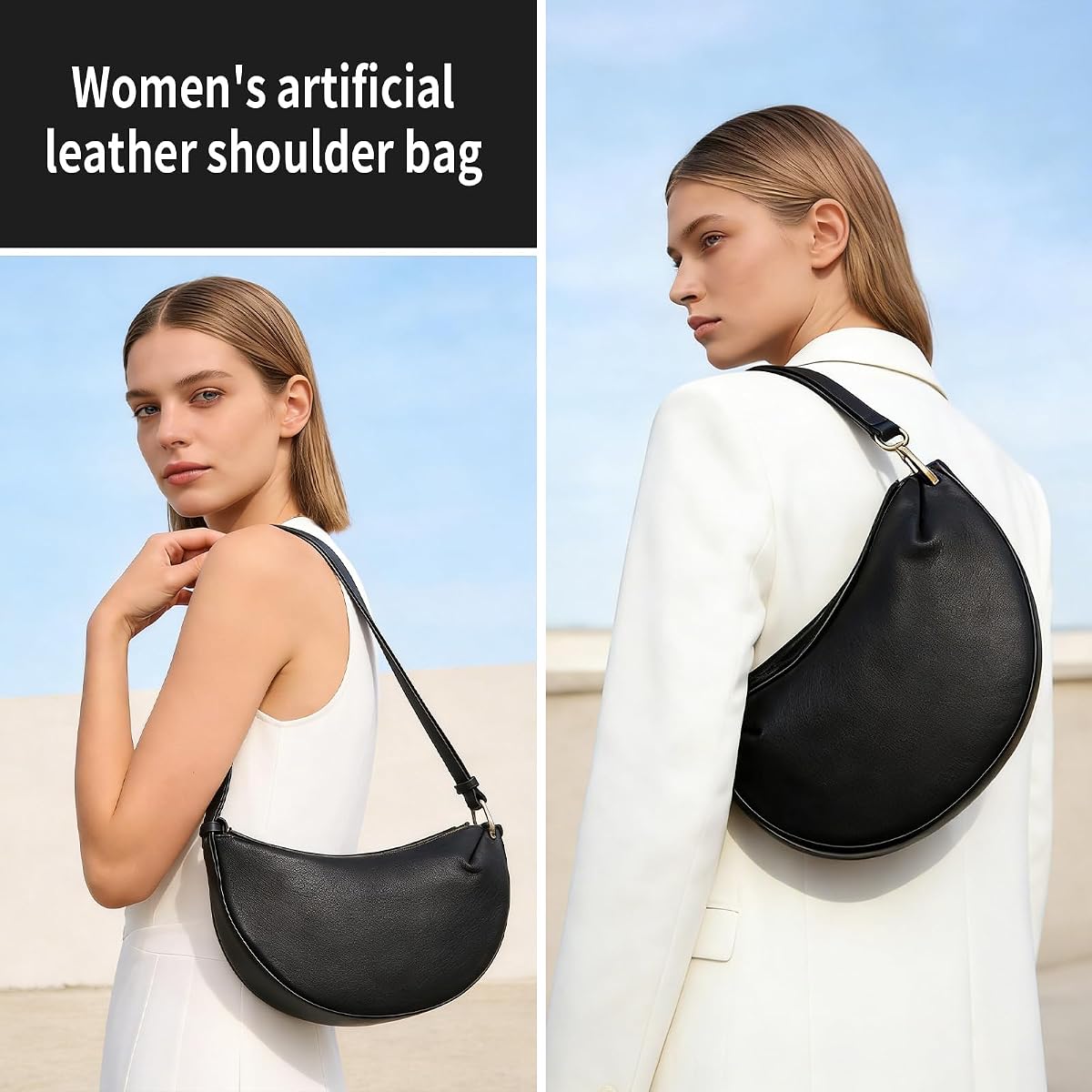 The High-Rise Piñatex 'Leather' Crossbody view 2