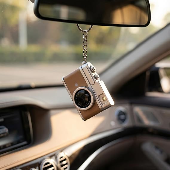 LED Glowing Miniature Camera Keychain