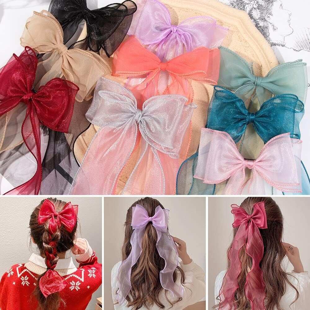 See full amazon price history chart for SUNRING Ribbon Hair Bow Clips For Women Silky Bow with Long Tail Hair Bow Clips Bow Ponytail Hair Accessories For Girls Multicolours SUNRING Ribbon Hair Bow Clips For Women Silky Bow with Long Tail Hair Bow Clips Bow Ponytail Hair Accessories For Girls Multicolours (B0D14TDXRY) Amazon Price History, Amazon Price Tracker
