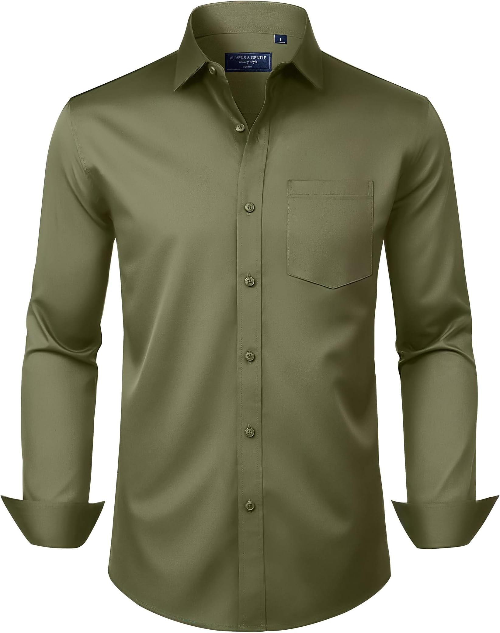 Alimens & Gentle mens Az04uq-06 Button Down Shirt (pack of 1)