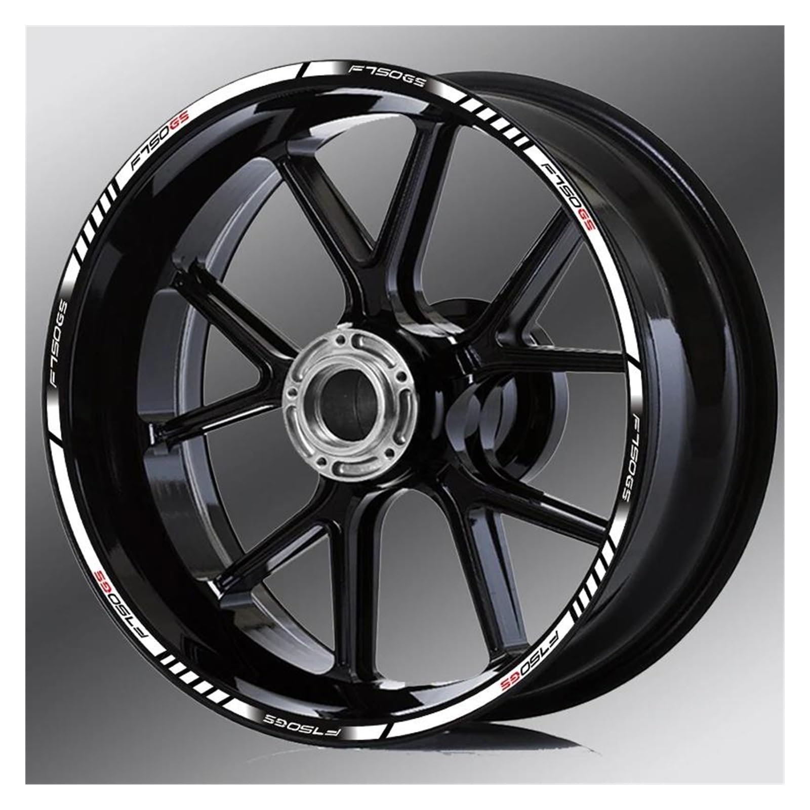 SHYYBD Autocollants Roues Jantes Autocollants Pour Jantes De Moto