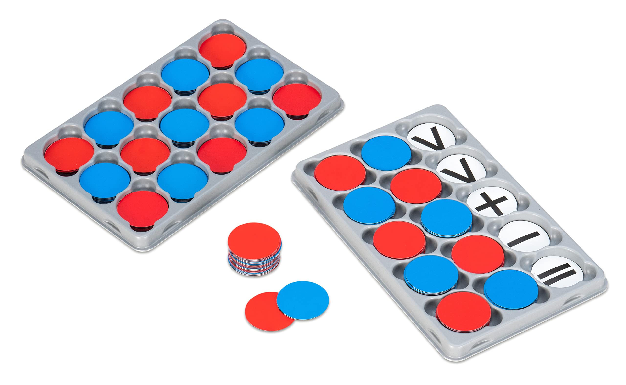 Betzold Wendeplättchen magnetisch Rechnen lernen Rechenhilfe rot blau Magnet