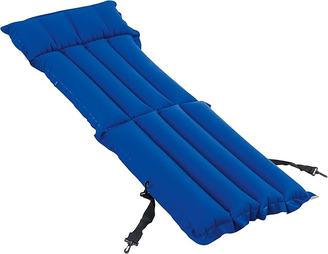 Bestway Camping Airbed & Chair Quick Inflation Sleep Mattress with Built-In Pillow, Blue