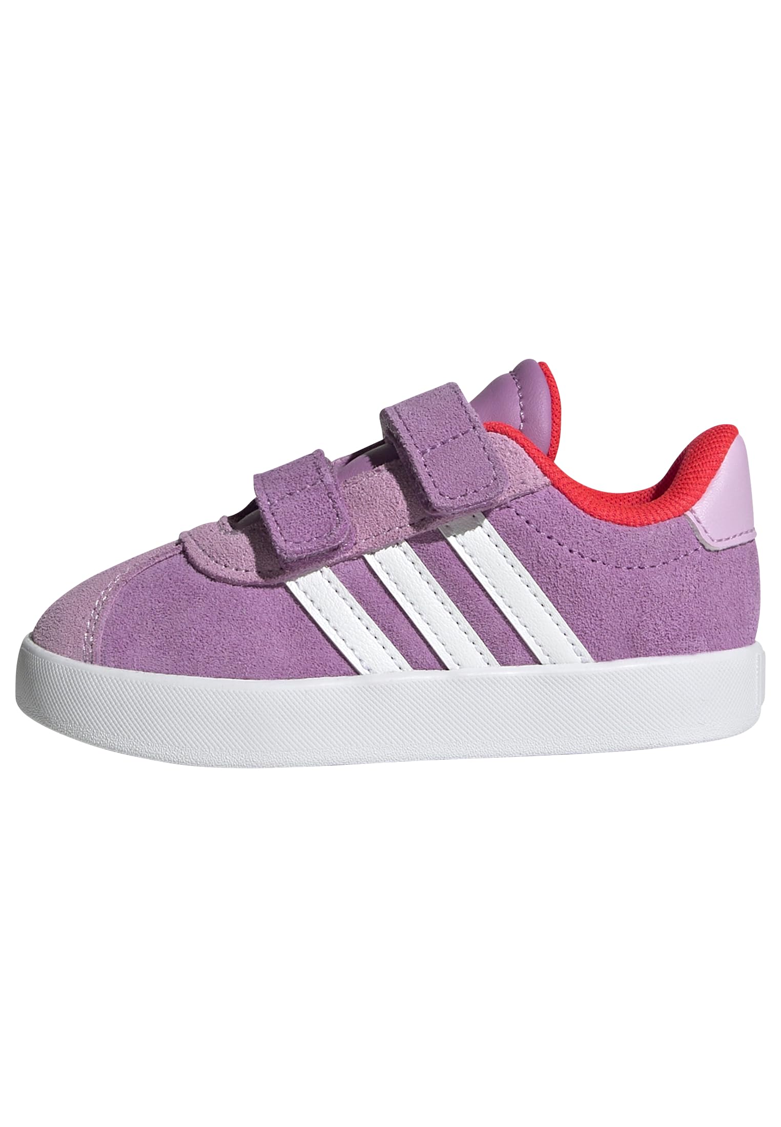 adidas Unisex Baby VL Court 3.0 Shoes Infants, Preloved Purple/Cloud White/Lucid Red, 4 UK Child