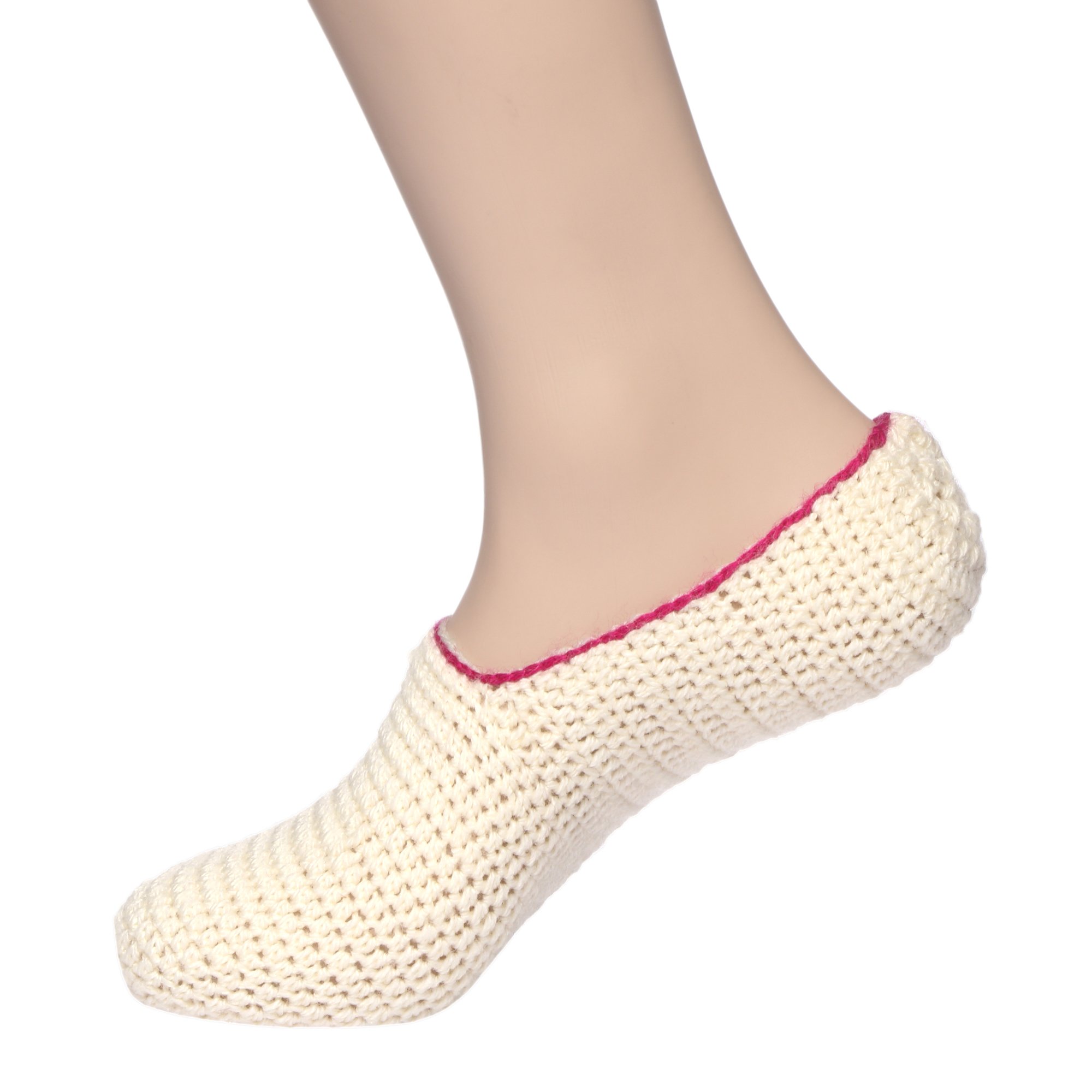 GenericHandmade woolen socks (women) 100% pure KC Hand Knitted Women`s Socks (work of Crochet)