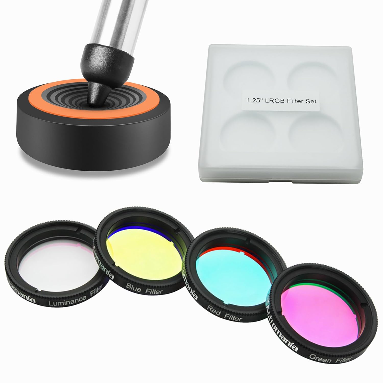 Astromania Anti-Vibration Suppression Pads - Bundle with - LRGB 1.25 Inch Filter Set