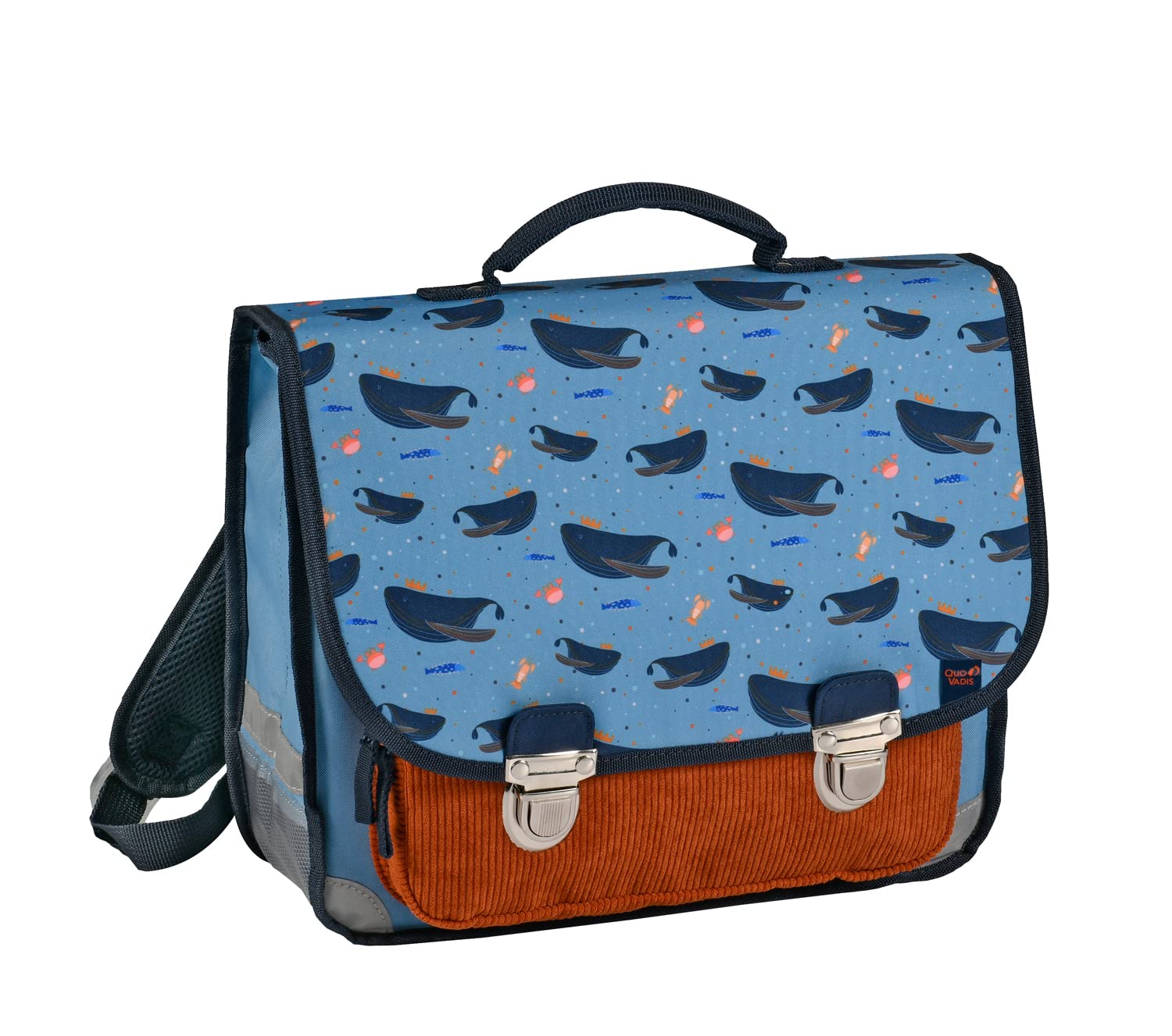 Quo Vadis Quo Vadis 246852Q - MOCHILA 36 VINTAGE 36x30x14cm ANIMASCOT Ballena