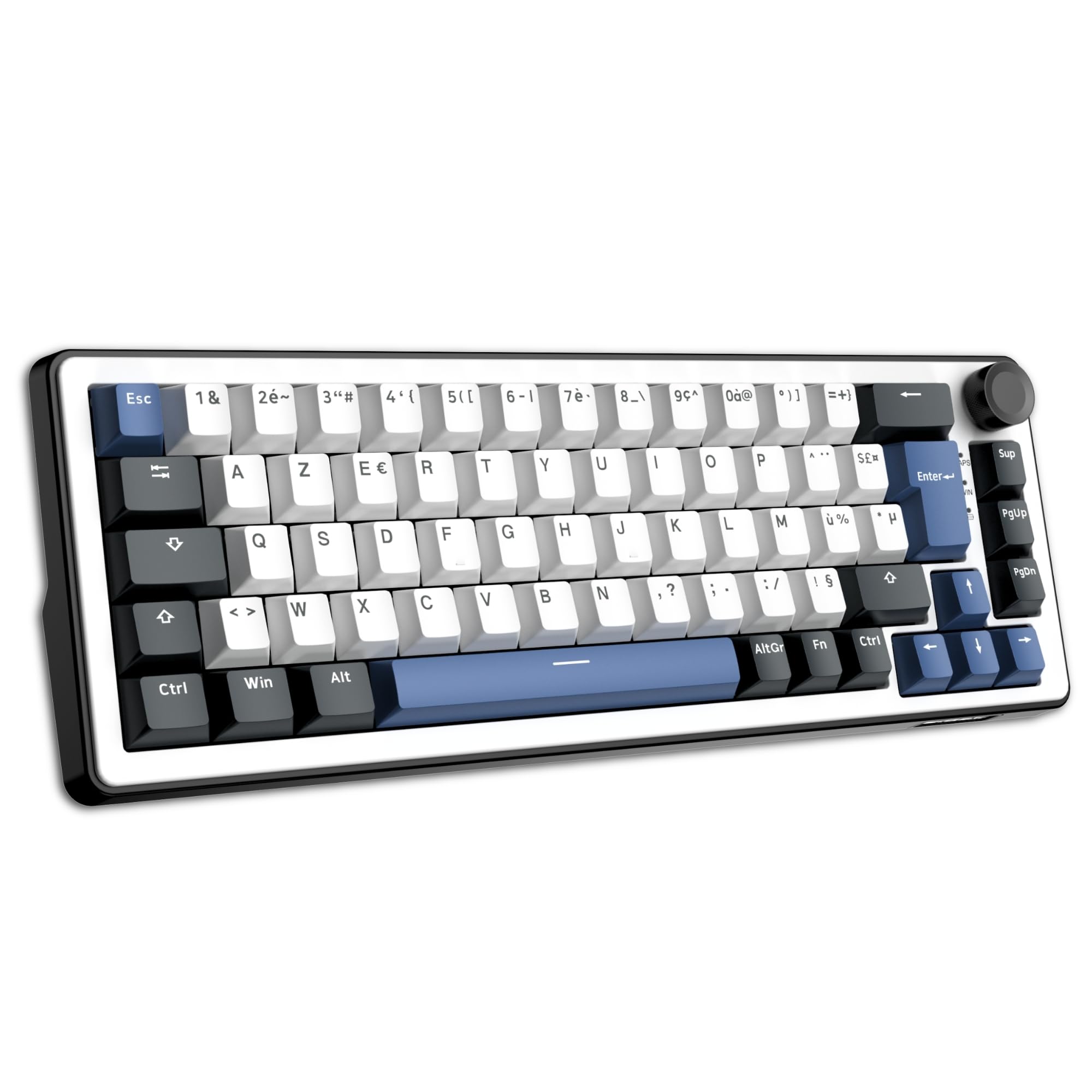 The G-Lab Keyz Elite 200 BW - Tastiera Gamer senza fili meccanica | Formato 65%, Interruttore Hot Swap Prelubrificato, 100% Custom, AZERTY FR