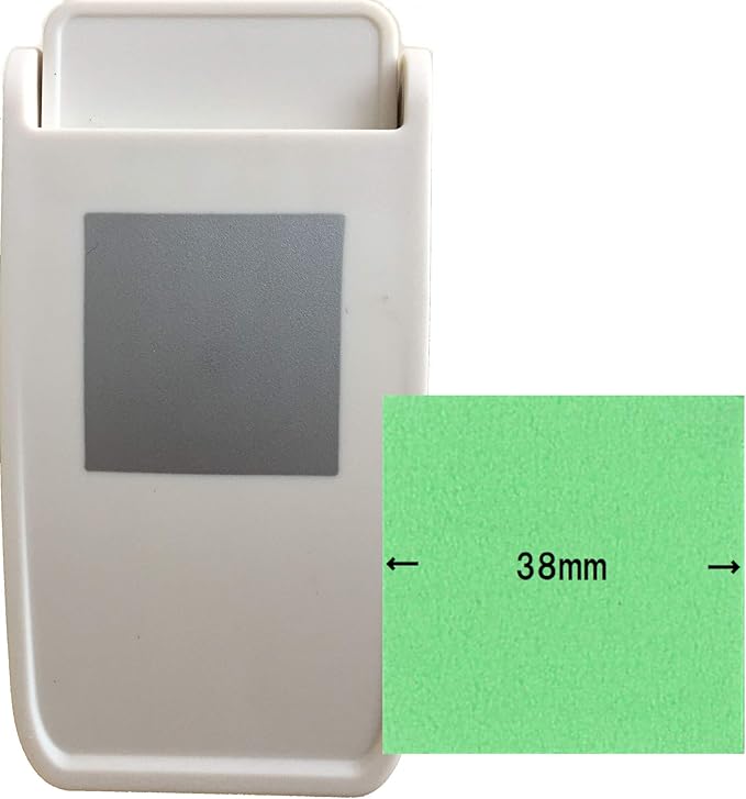 Amazon.co.jp: ペーパーインテリジェンス ホールパンチ 1.5インチ スクエア ホワイトグリーン 金属 : 文房具・オフィス用品