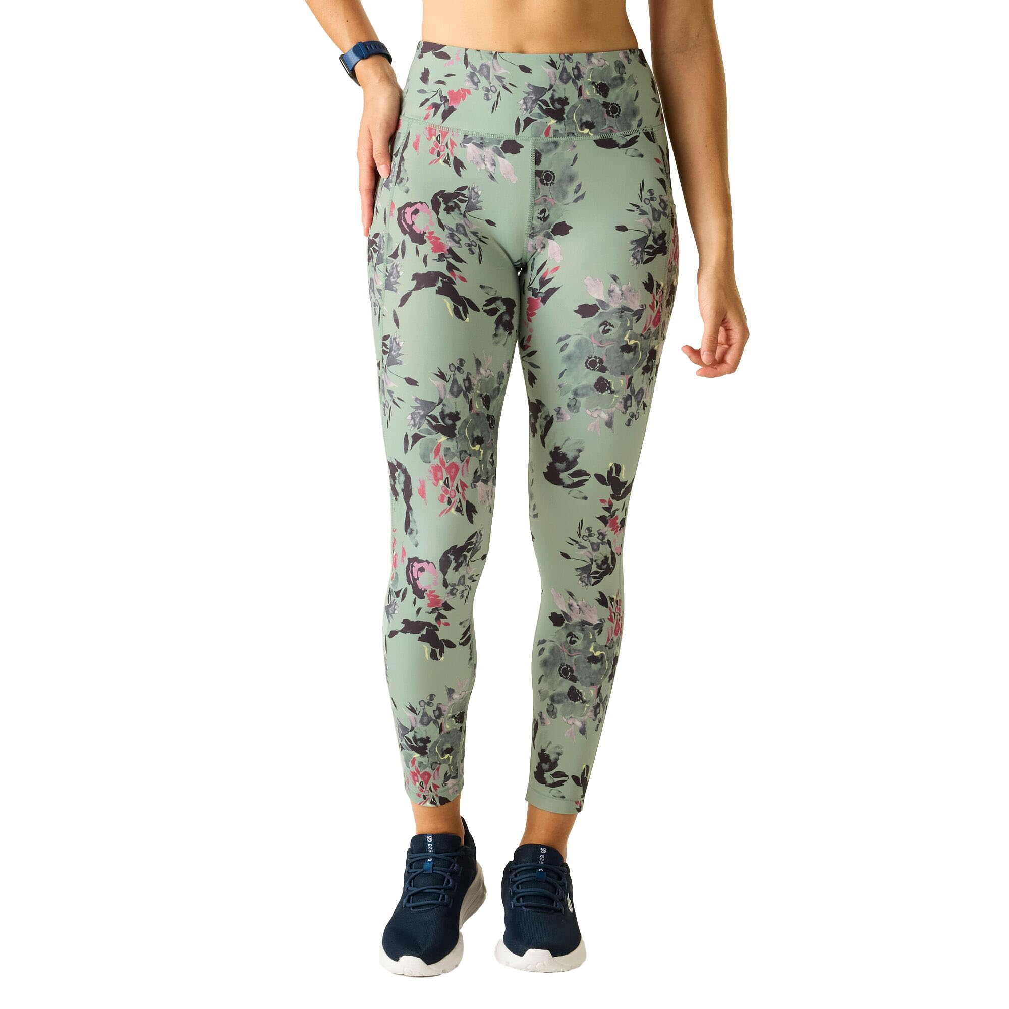 Dare2b Women's Influential II Gym Leggings, UV Protected Quick Dry Yoga Pants