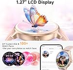 Smart Watch for Men Women, 1.27" HD Touchscreen Fitness Tracker, Bluetooth Calling, AI Built-in, 100+ Sports Modes, Heart Rate Sleep Monitor, IP68 Waterproof, Smartwatch for Android iPhone